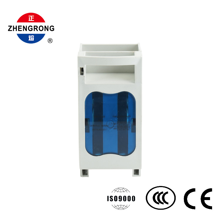 Βάση ασφαλειοθήκης DIN Rail NH00 160A Διακόπτης μαχαιριού Βάση ασφάλειας