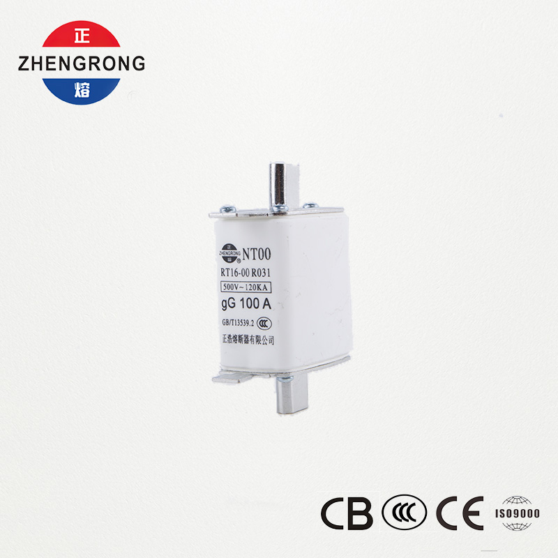 Ασφάλεια υψηλής ικανότητας θραύσης NT00 100A - 500V 120kA Κεραμικό gG Fuse Link