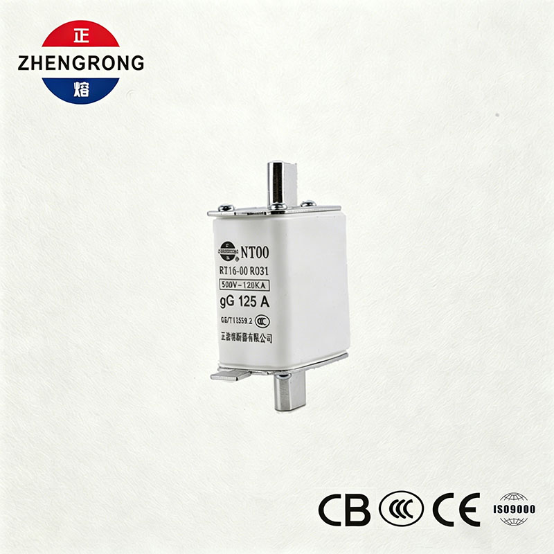 Ασφάλεια υψηλής ικανότητας θραύσης NT00 125A - 500V 120kA Κεραμικό gG Fuse Link
