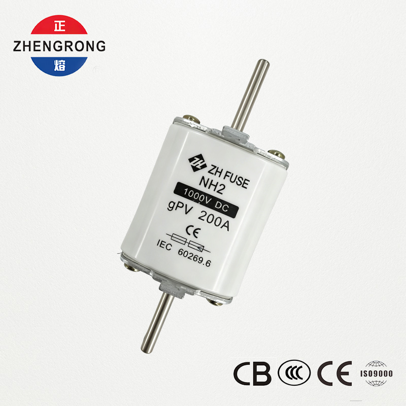 NH2 200A 1000V DC gPV Φωτοβολταϊκός Σύνδεσμος ασφαλειών - Πιστοποίηση IEC 60269.6