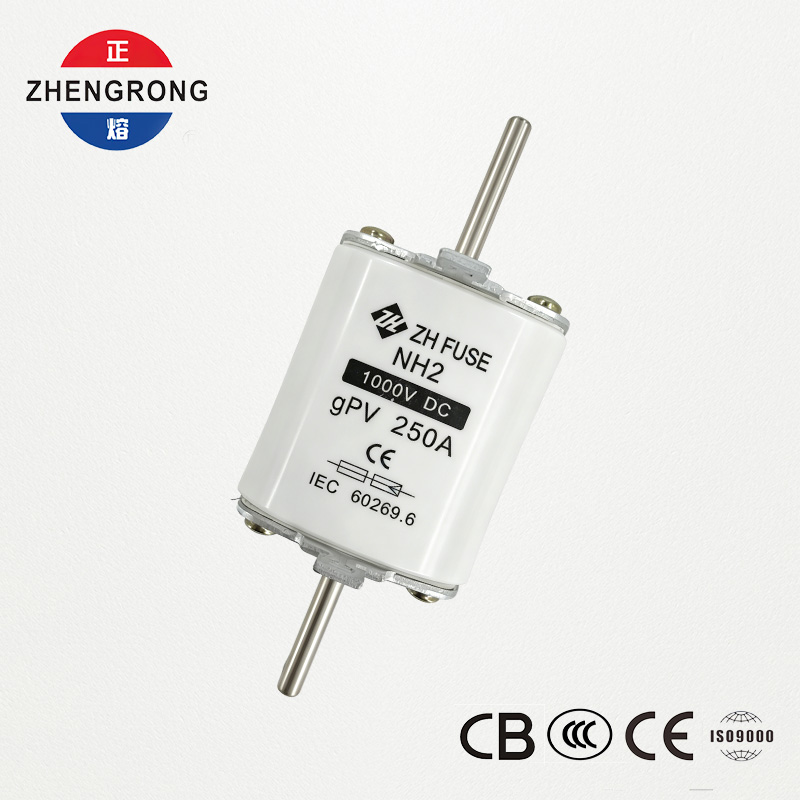 NH2 250A 1000V DC gPV Φωτοβολταϊκός Σύνδεσμος ασφαλειών - Πιστοποίηση IEC 60269.6