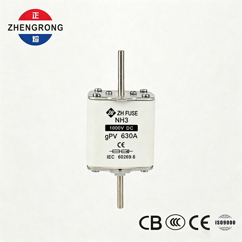 NH3 1000V DC 630A gPV Ασφάλεια για ηλιακά φωτοβολταϊκά συστήματα