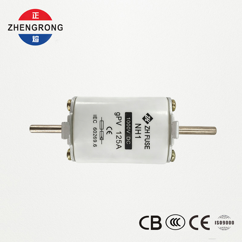 Φ/Β DC Ασφάλεια NH1 125A 1000V | CE & IEC 60269.6 Εγκεκριμένο για ηλιακές συστοιχίες