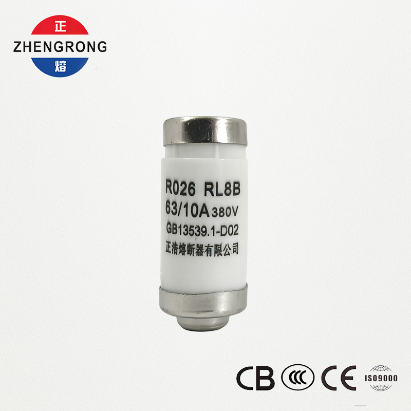 R026 RL8B 380V 63/10A Βιδωτή κεραμική ασφάλεια χαμηλής τάσης