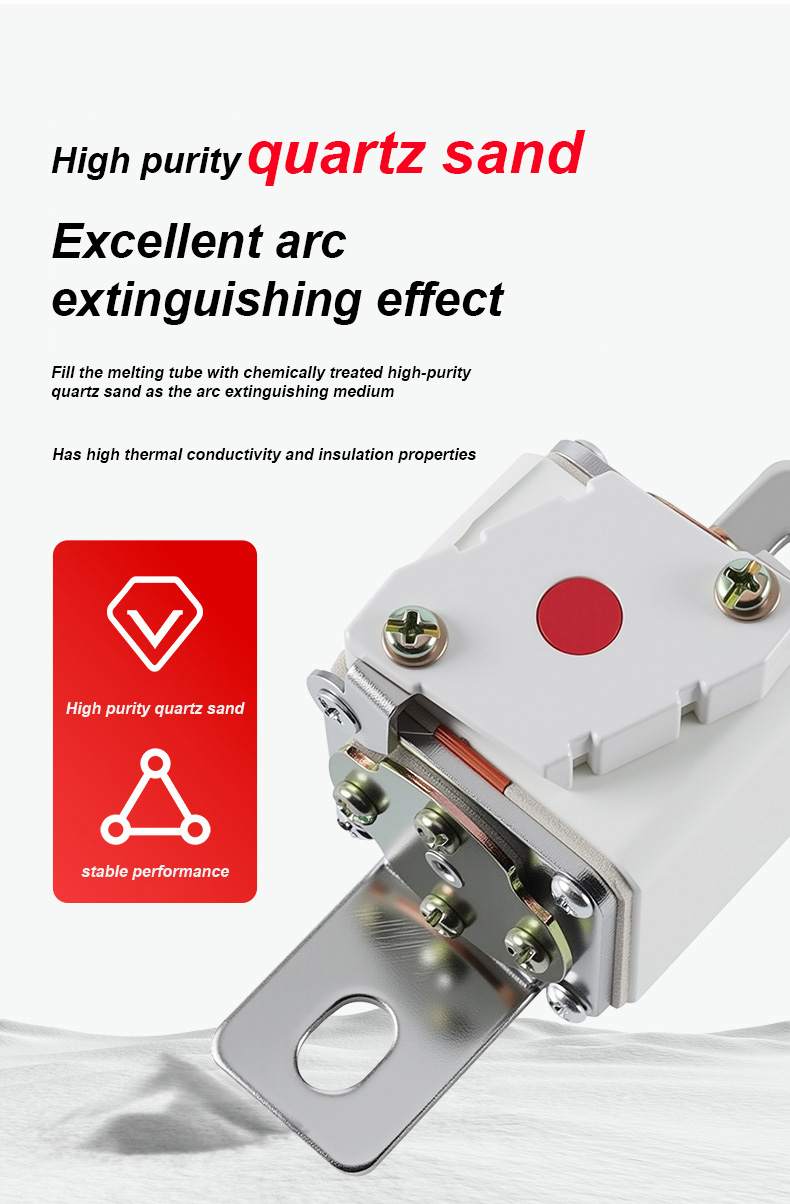 Σύνδεσμοι ασφάλειας RSF-1K 500V-315A BC100KA