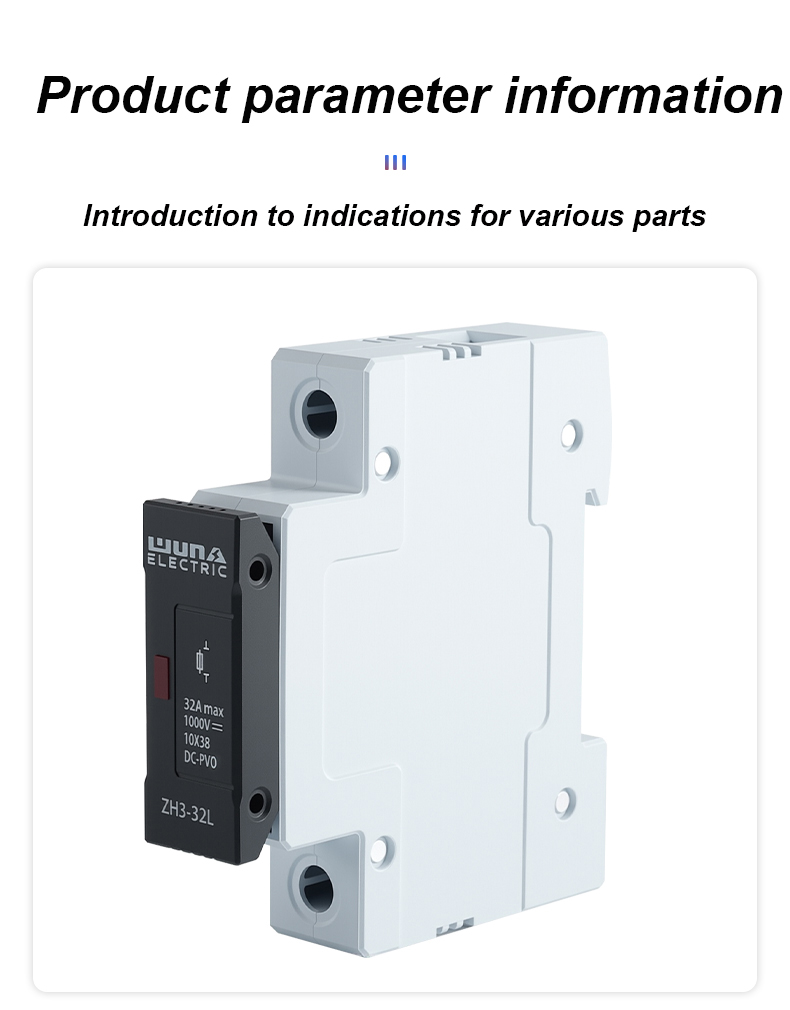 ZH32L DC 1000V Ασφαλειοθήκη